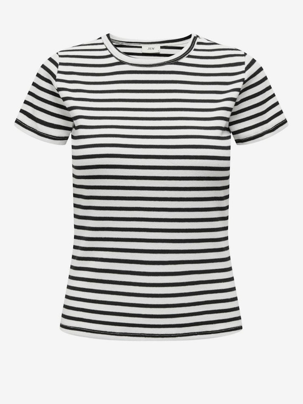 Jacqueline de Yong Černo-bílé dámské pruhované tričko JDY Solar