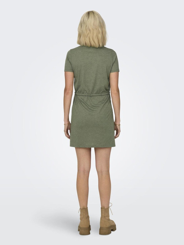 Jacqueline de Yong Khaki dámské šaty JDY Dalila