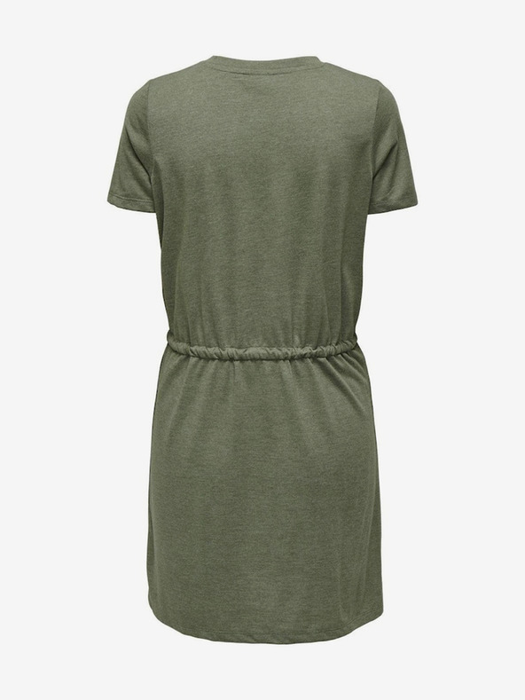 Jacqueline de Yong Khaki dámské šaty JDY Dalila