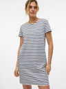 Vero Moda Modro-bílé dámské pruhované šaty Vero Moda Abby