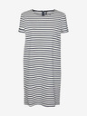 Vero Moda Modro-bílé dámské pruhované šaty Vero Moda Abby