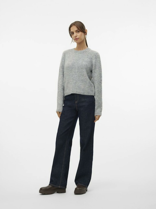 Vero Moda Světle šedý dámský svetr Vero Moda Novah