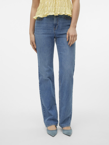 Vero Moda Modré dámské rovné džíny Vero Moda Tessa
