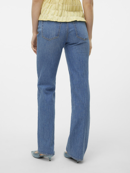 Vero Moda Modré dámské rovné džíny Vero Moda Tessa