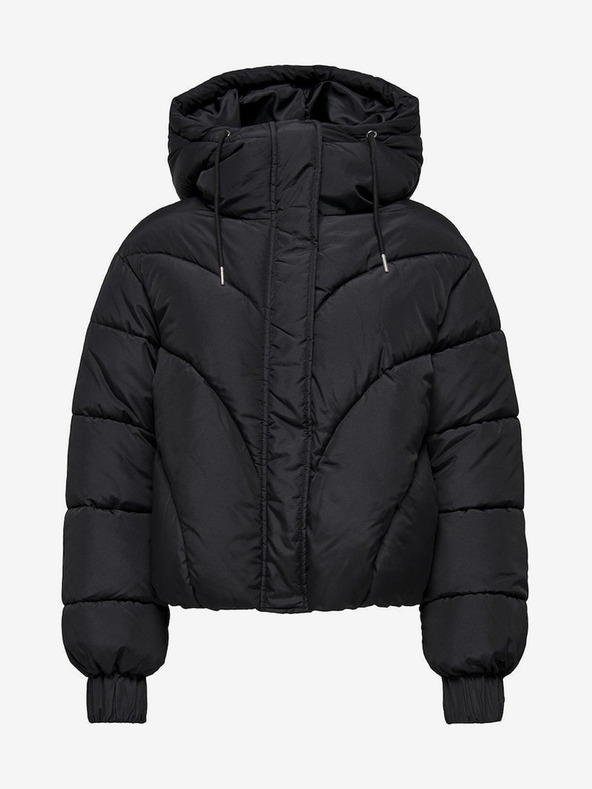 Jacqueline de Yong Černá dámská prošívaná vesta JDY New Destiny