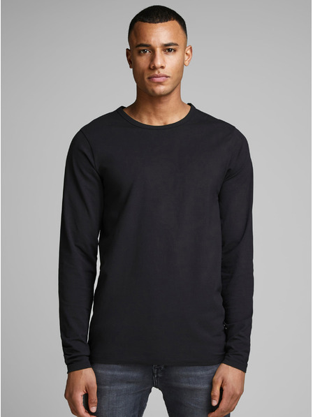 Jack & Jones Černé pánské basic tričko  Jack & Jones