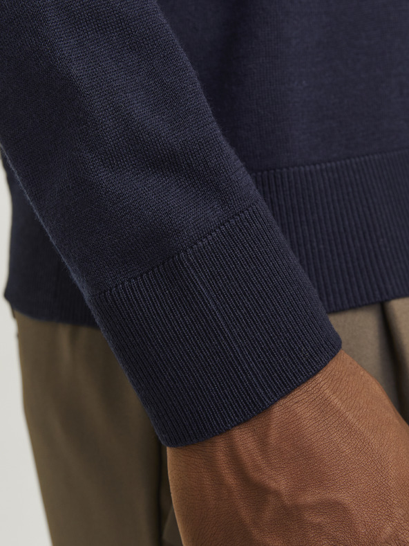 Jack & Jones Tmavě modrý pánský svetr Jack & Jones