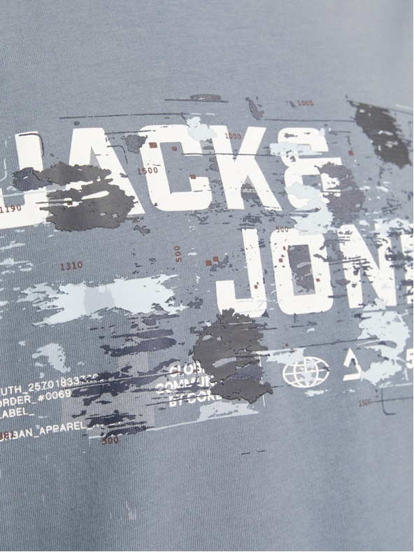 Jack & Jones Šedé pánské tričko Jack & Jones