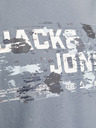 Jack & Jones Šedé pánské tričko Jack & Jones