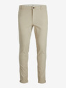 Jack & Jones Béžové pánské chino kalhoty Jack & Jones Marco
