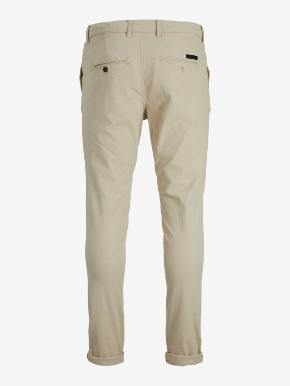 Jack & Jones Béžové pánské chino kalhoty Jack & Jones Marco