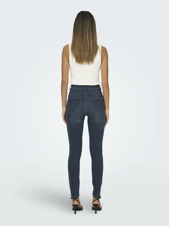 ONLY Tmavě modré dámské skinny džíny ONLY Mila