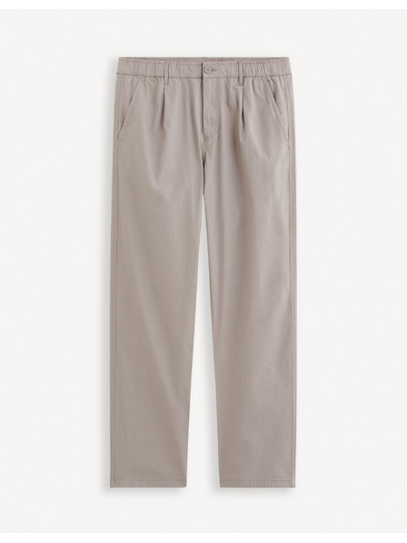 Celio Šedé pánské chino kalhoty Celio Jopaper