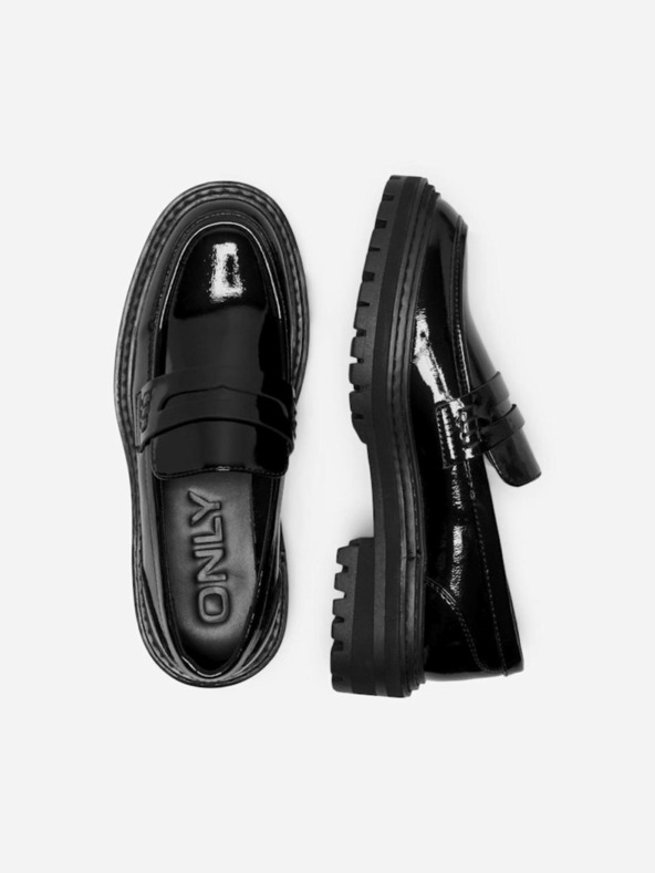 ONLY Černé dámské mokasíny ONLY