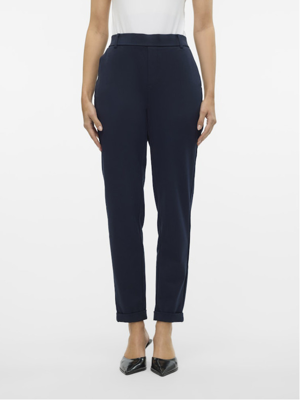 Vero Moda Tmavě modré dámské kalhoty Vero Moda Maya