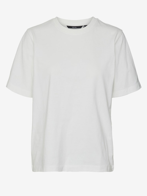 Vero Moda Bílé dámské tričko Vero Moda Demi