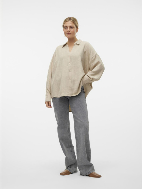 Vero Moda Béžová dámská košile Vero Moda Melaney