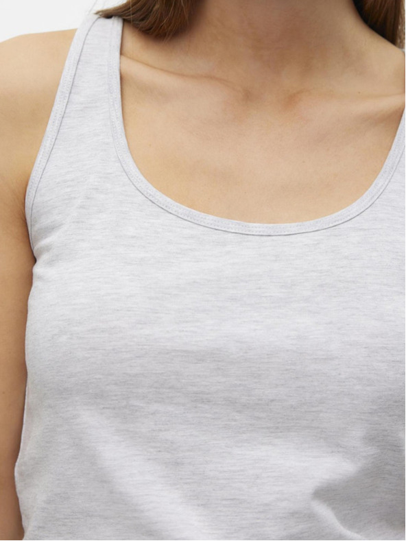 Vero Moda Světle šedé dámské tílko Vero Moda Lulu