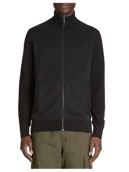 Celio Černá pánská kardigan na zip Celio Jebille
