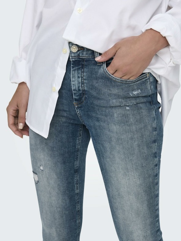 ONLY Modré dámské skinny džíny ONLY Blush