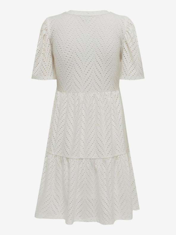 Jacqueline de Yong Bílé dámské šaty JDY