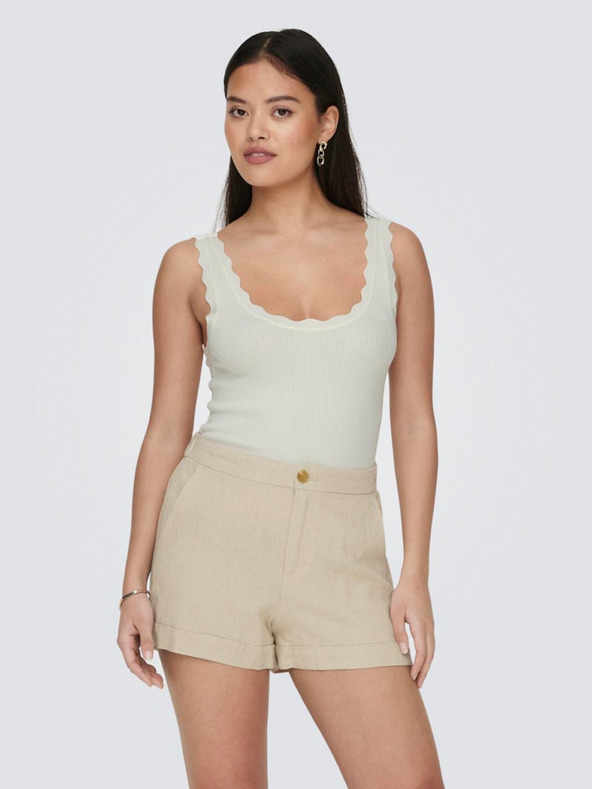 Jacqueline de Yong Krémový dámský top JDY