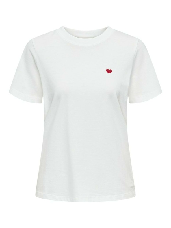 Jacqueline de Yong Krémové dámské tričko JDY Pisa