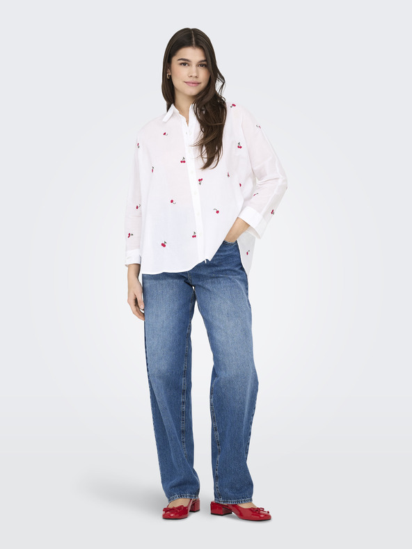 ONLY Bílá dámská košile ONLY New Lina