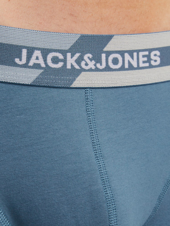 Jack & Jones Sada tří pánských boxerek v modré, šedé a černé barvě Jack & Jones