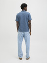 Jack & Jones Modré pánské polo tričko Jack & Jones