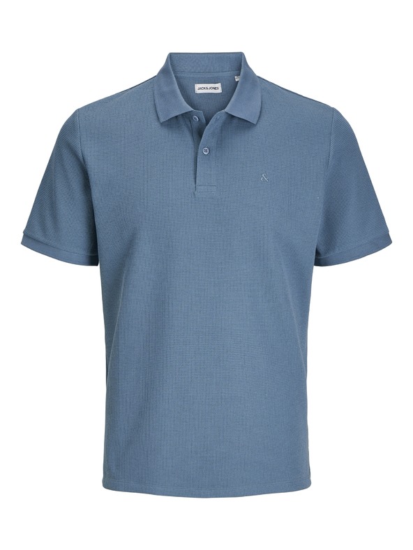 Jack & Jones Modré pánské polo tričko Jack & Jones