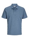 Jack & Jones Modré pánské polo tričko Jack & Jones
