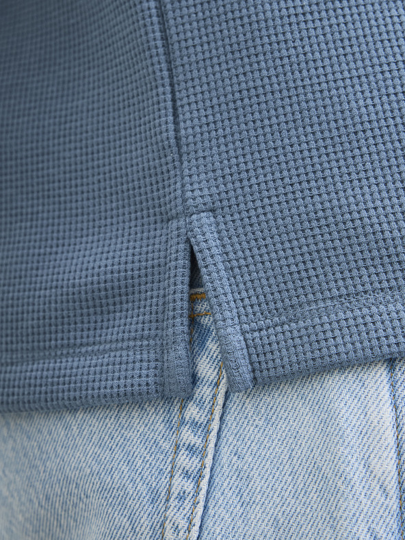 Jack & Jones Modré pánské polo tričko Jack & Jones