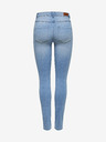 ONLY Světle modré skinny džíny s vysokým pasem ONLY Royal