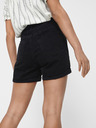 Vero Moda Černé džínové kraťasy s vysokým pasem VERO MODA Nineteen