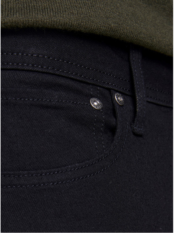 Jack & Jones Černé slim fit džíny Jack & Jones Glenn