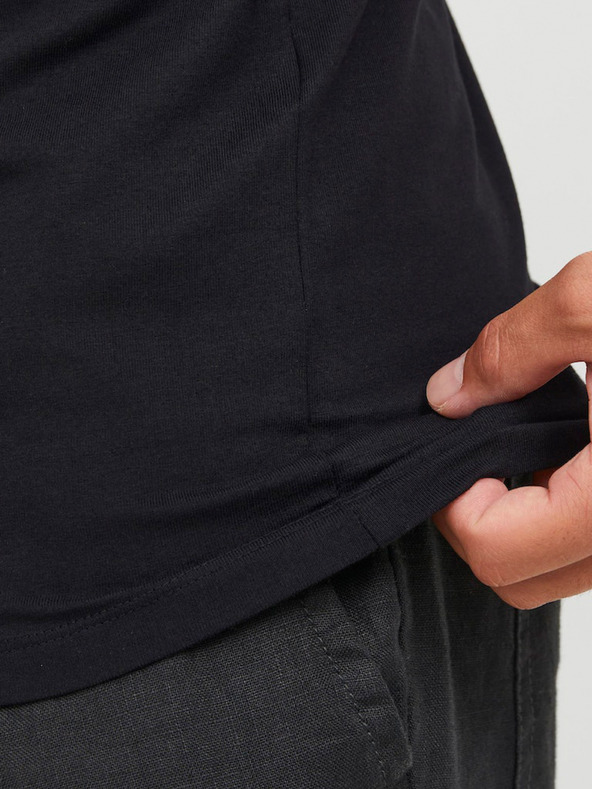 Jack & Jones Černé basic tílko Jack & Jones