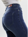 ONLY Modré skinny fit džíny s vysokým pasem ONLY Royal