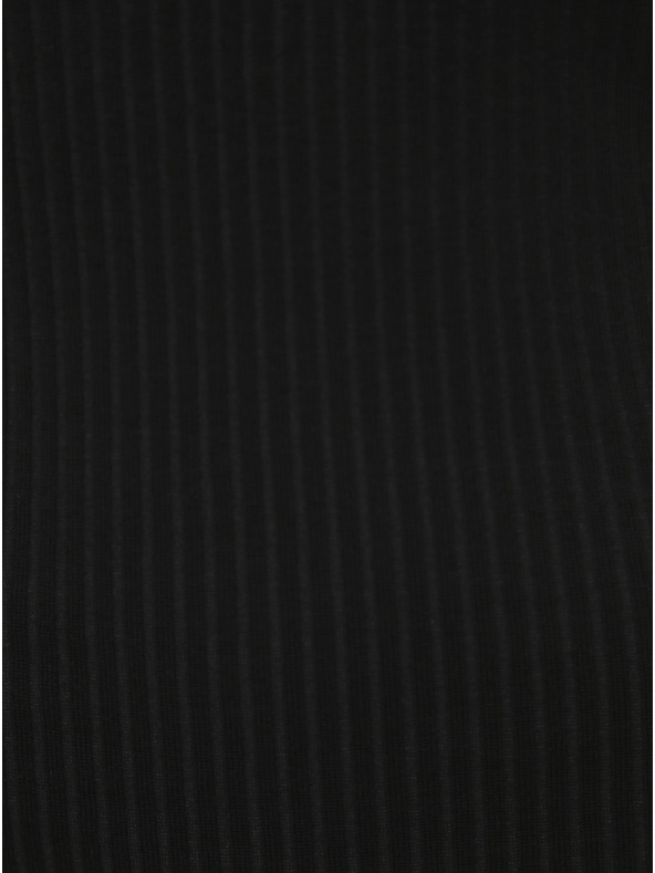 ONLY Černé žebrované tričko ONLY Emma