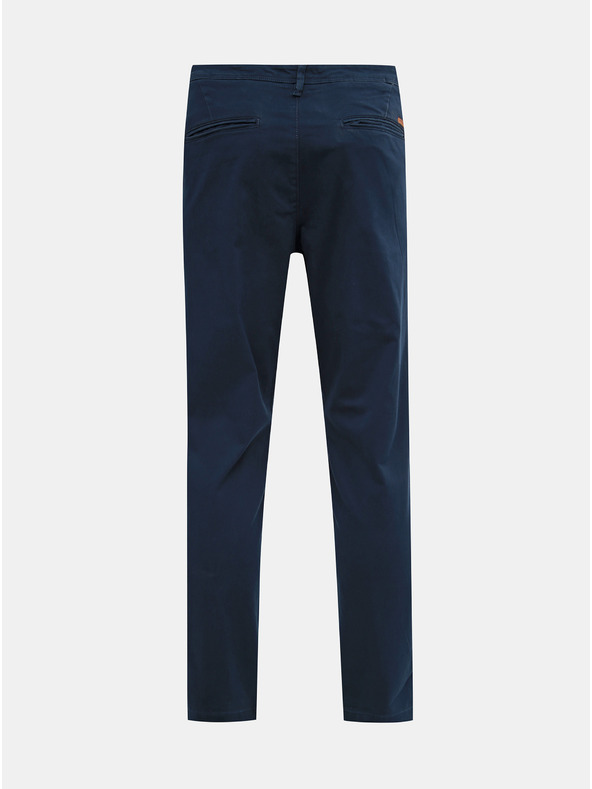 Jack & Jones Tmavě modré chino kalhoty Jack & Jones Marco