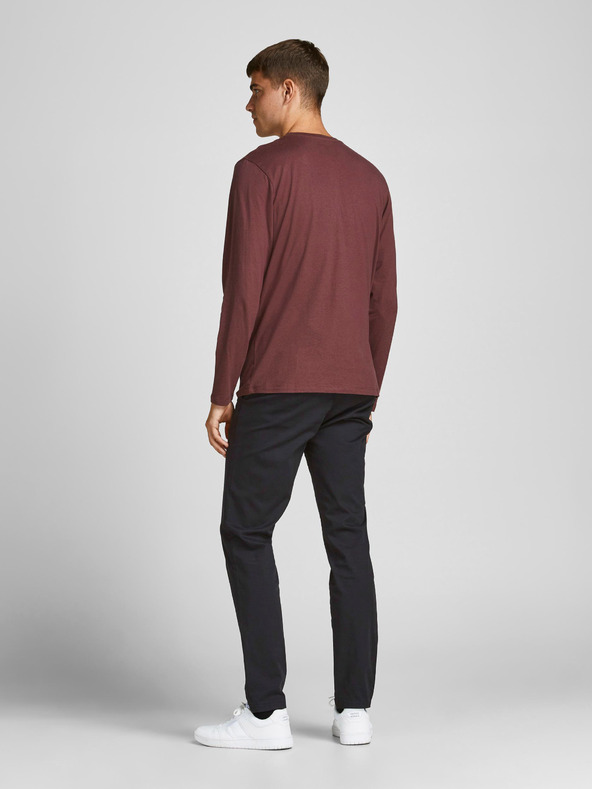 Jack & Jones Černé chino kalhoty Jack & Jones Marco