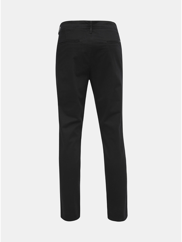 Jack & Jones Černé chino kalhoty Jack & Jones Marco