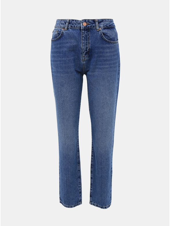 Noisy May Modré mom fit džíny Noisy May Isabel