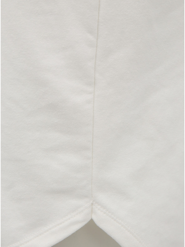 Jacqueline de Yong Bílé mikinové basic šaty JDY Ivy