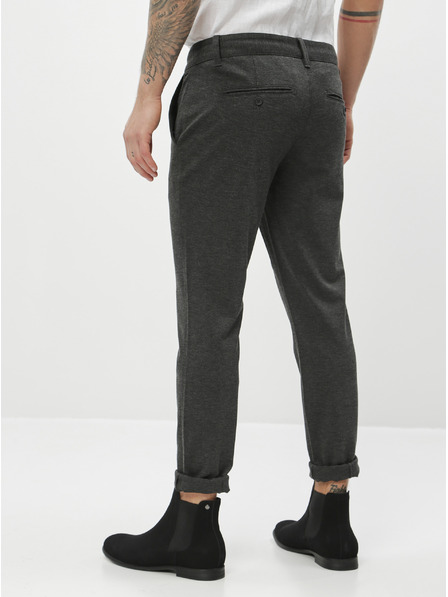 ONLY & SONS Tmavě šedé kalhoty ONLY & SONS Mark