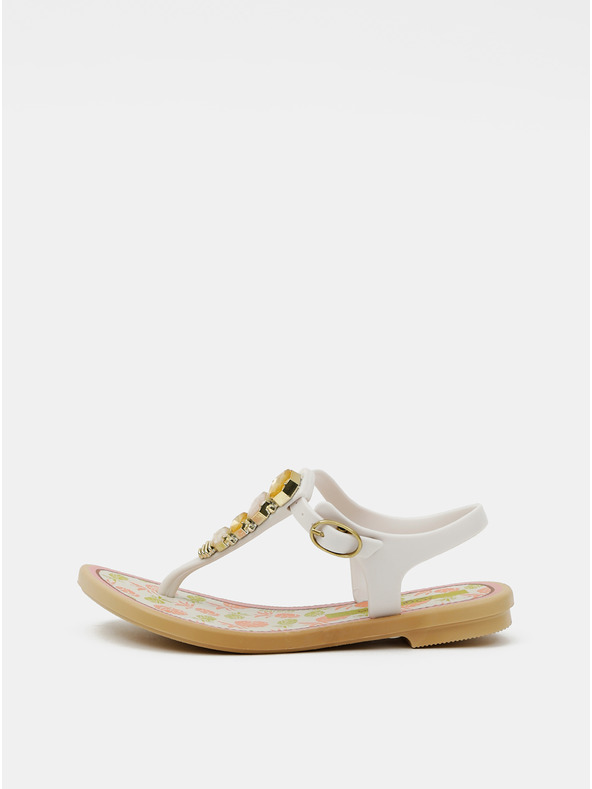 Grendha Bílé holčičí sandály Grendha