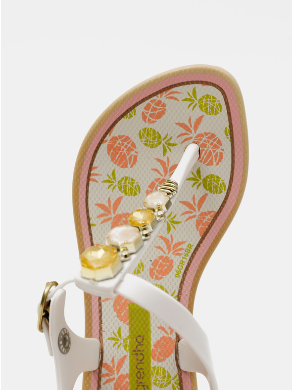 Grendha Bílé holčičí sandály Grendha