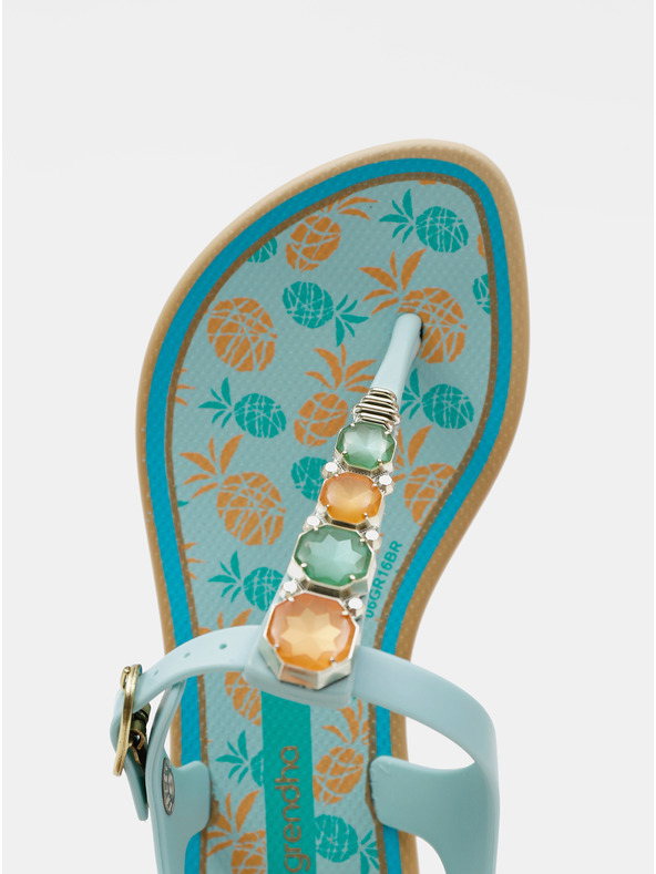 Grendha Modré holčičí sandály Grendha