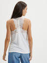Vero Moda Bílý top s krajkou VERO MODA Ana