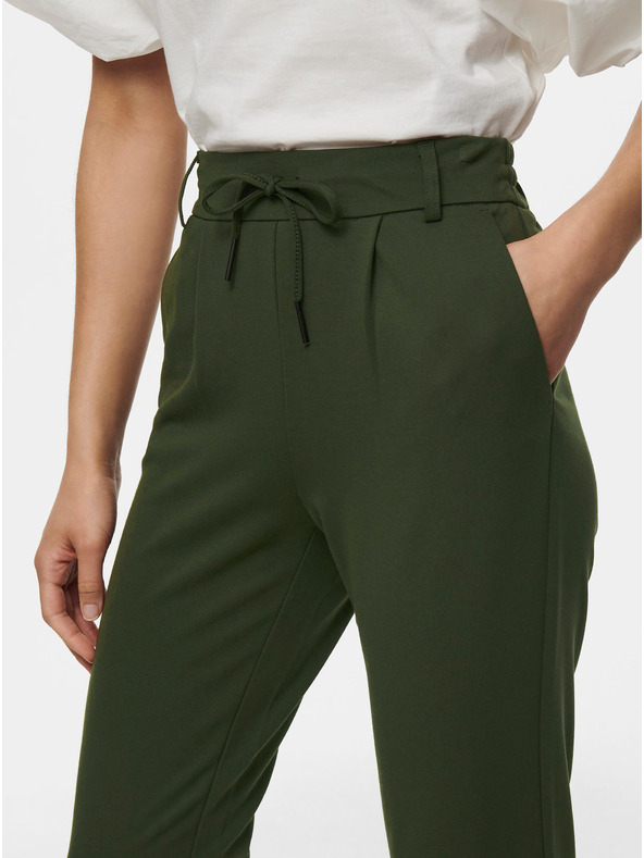 ONLY Zelené kalhoty ONLY Poptrash